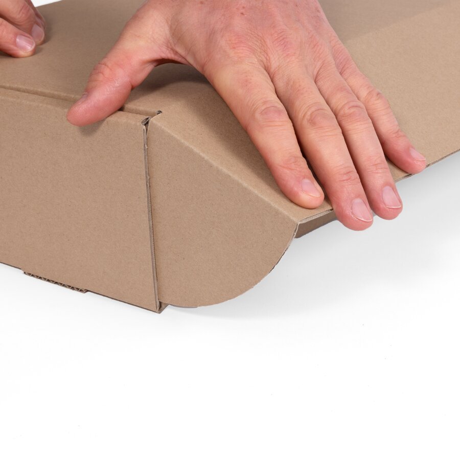 Praktische Ohrenlaschen zum Verschlie�en und Wieder�ffnen der Verpackung