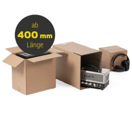 Faltkarton 1-2-wellig braun, ab 400 mm Länge