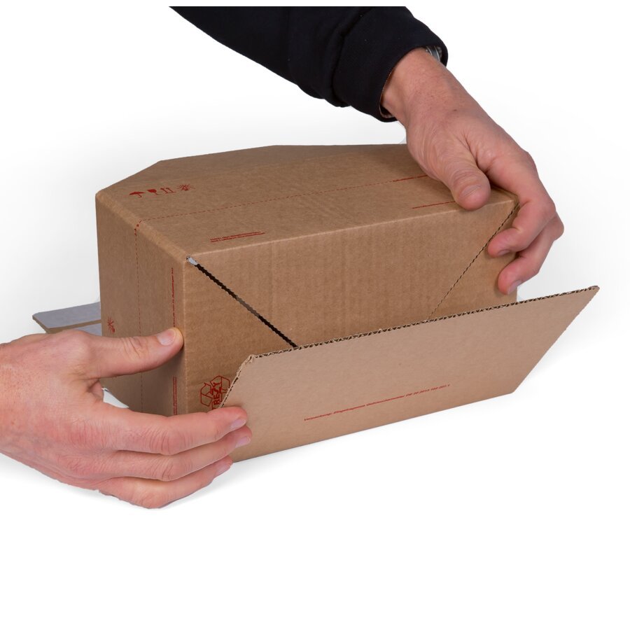 Bequemes ffnen an der ringsum laufenden Perforation