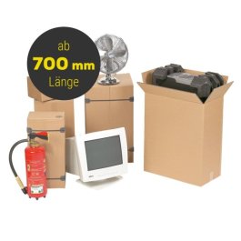 Faltkarton 1-2-wellig braun, ab 700 mm Länge