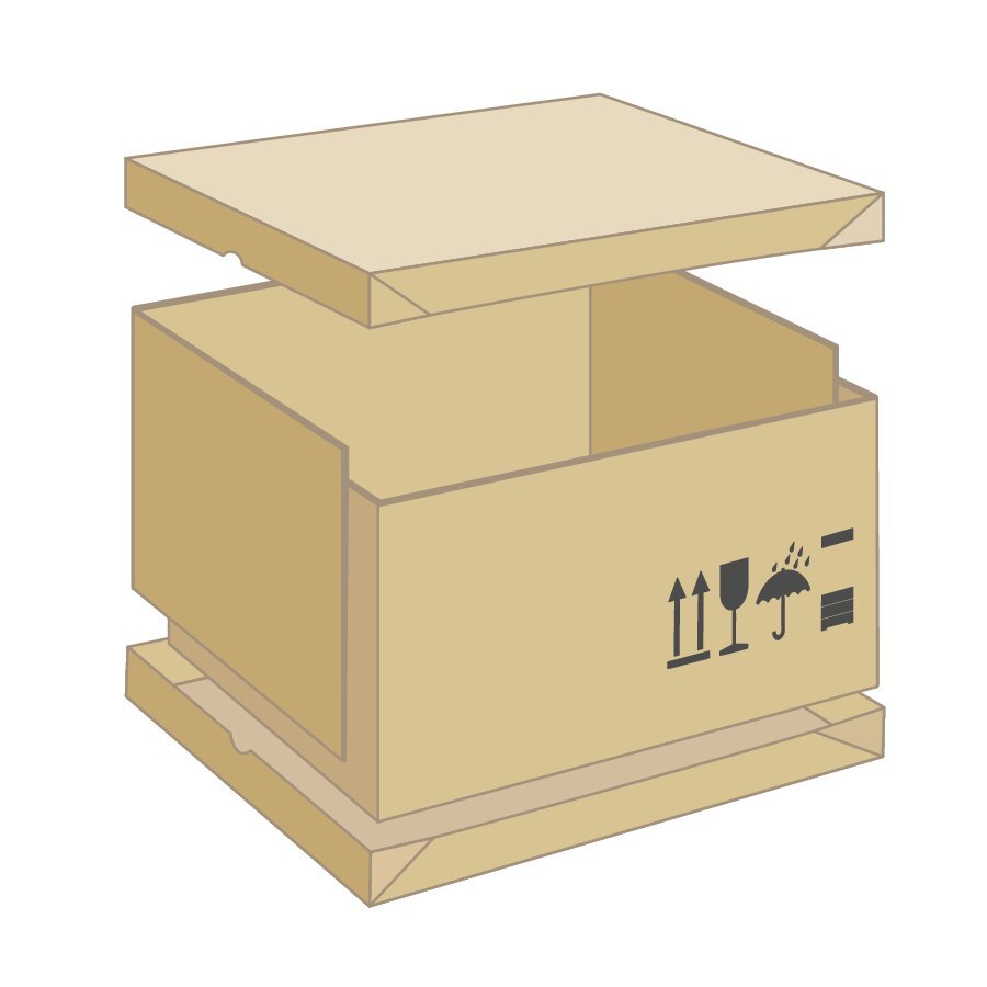 Palettencontainer 5-teilig inkl. IPPC-Palette