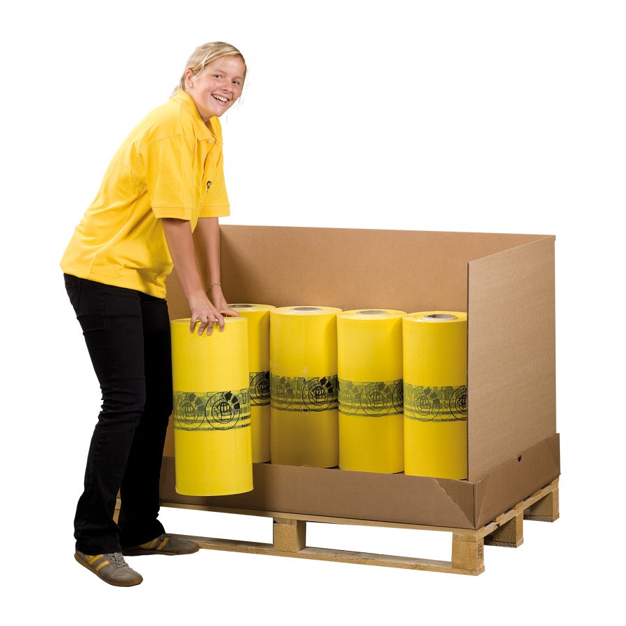 So lsst sich dieser Paletten-Container am besten befllen.