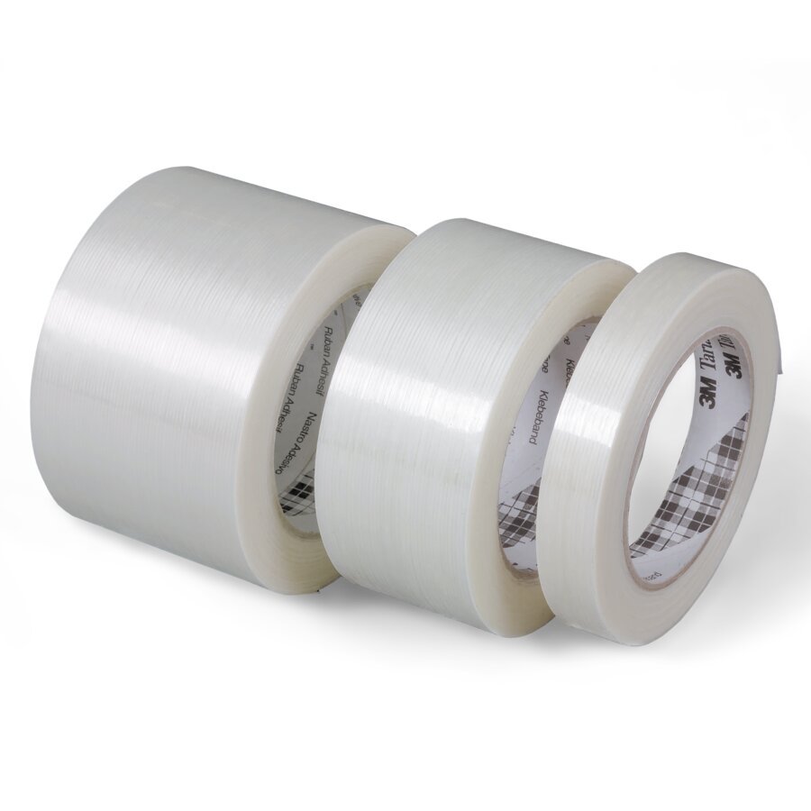 Das Filamentband 3M ist in verschiedenen Breiten lieferbar Das Filamentband 3M ist in verschiedenen Breiten lieferbar