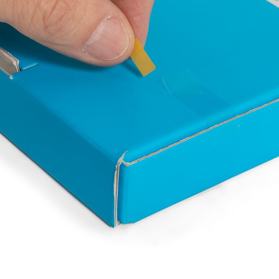 ... zur Seite abstreifen und fertig!