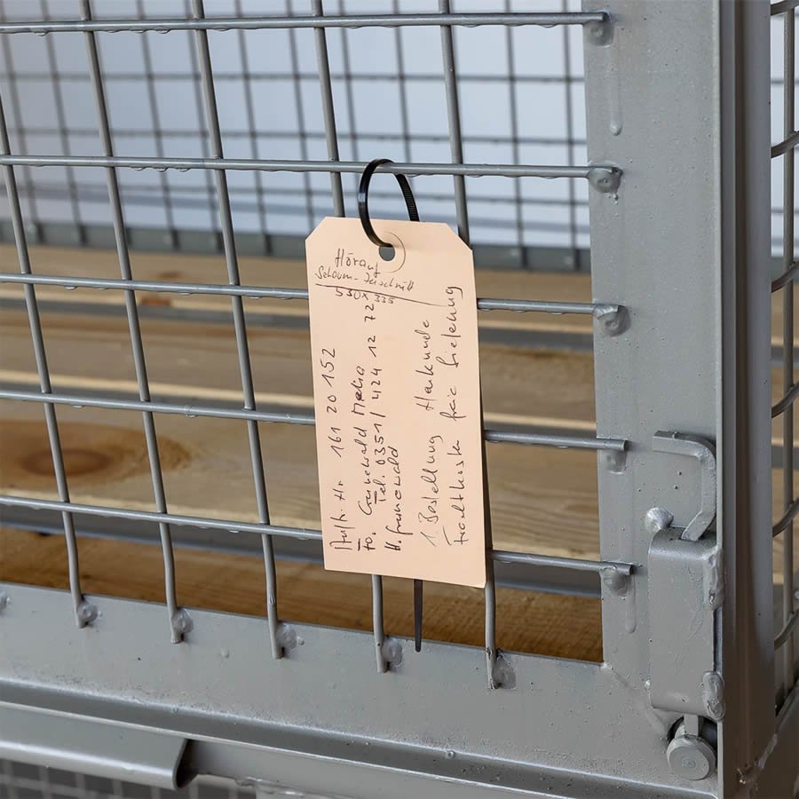 Kennzeichnen Sie z. B. Ihre Waren in Gitterboxen Kennzeichnen Sie z. B. Ihre Waren in Gitterboxen