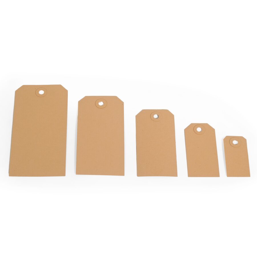 Hngeetiketten mit se in verschiedenen Gren erhltlich