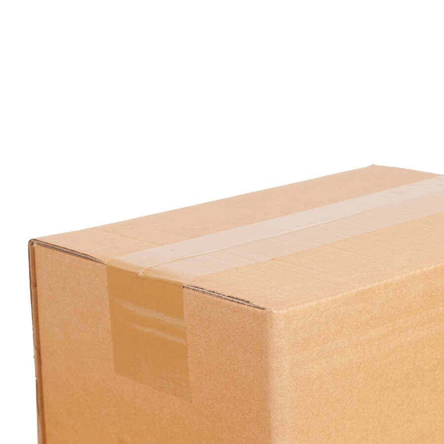 Das extra breite Klebeband sorgt für einen sauberen und zuverlässigen Kartonverschluss Das extra breite Klebeband sorgt für einen sauberen und zuverlässigen Kartonverschluss