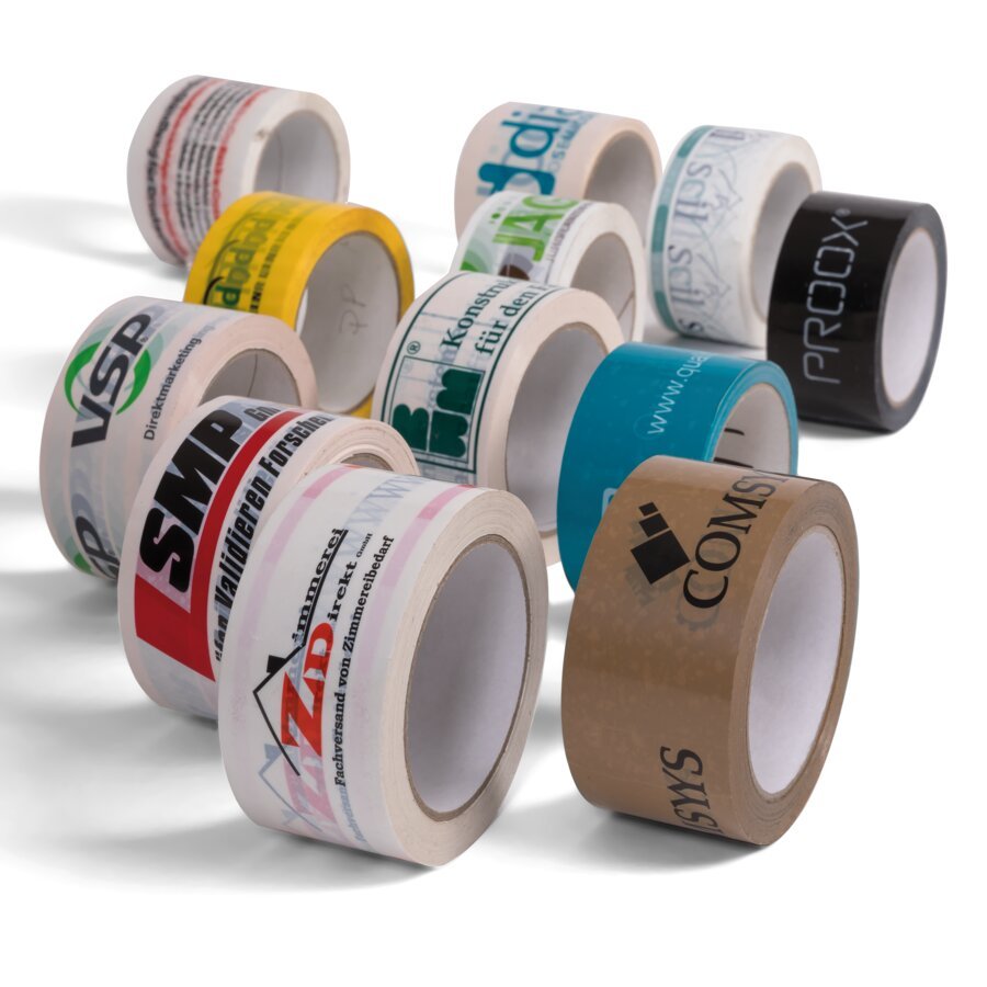 Individuell gestaltetes Klebeband fllt auf und ist somit der ideale Werbetrger auf dem Weg zu Ihrem Kunden