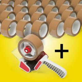 PP-Packband + Abroller Spar-Set