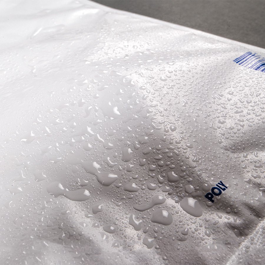 Absolut wasserabweisend durch PE-Aussenschicht