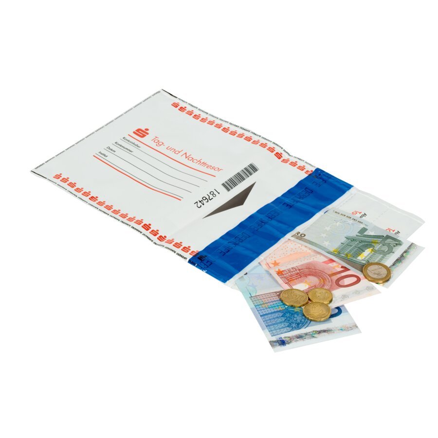 Dank blickdichtem Material auch für Bargeld geeignet Bargeld in der Coex-Versandtasche