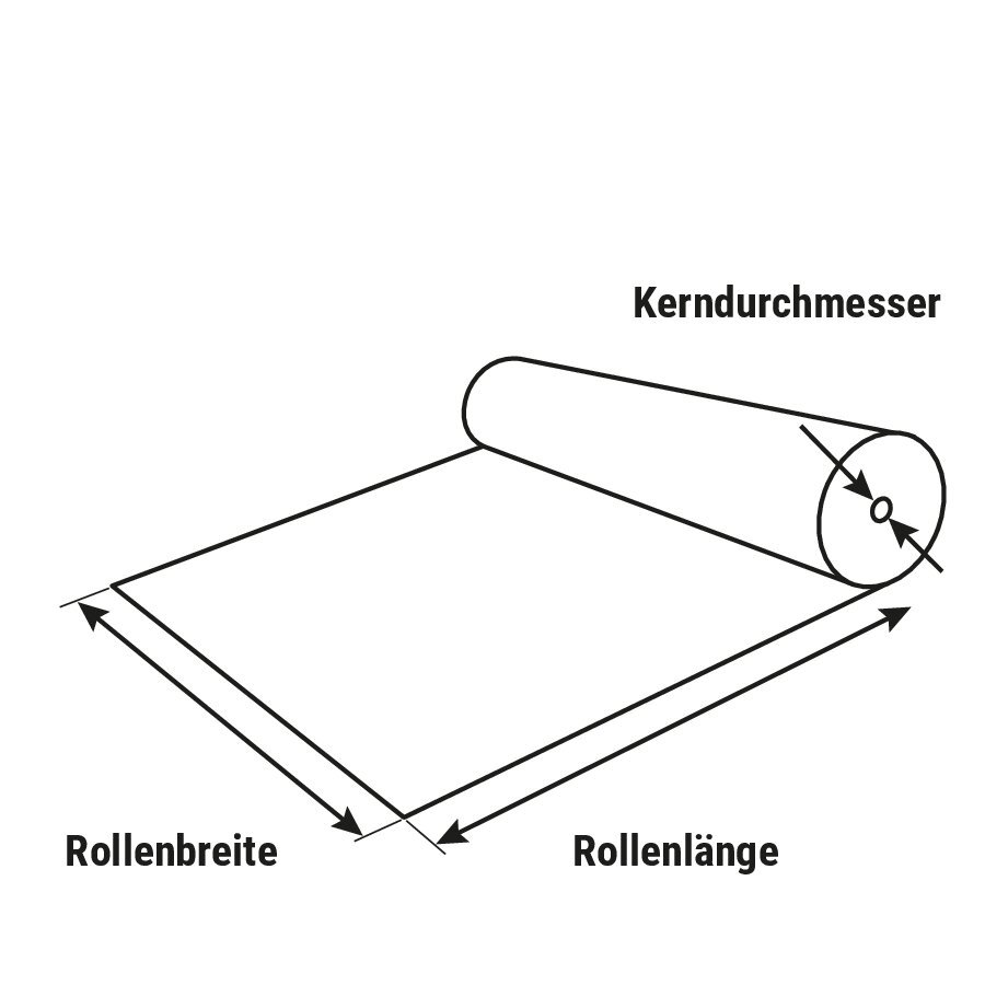Schrenzpapier auf der Rolle, 100% recycelt