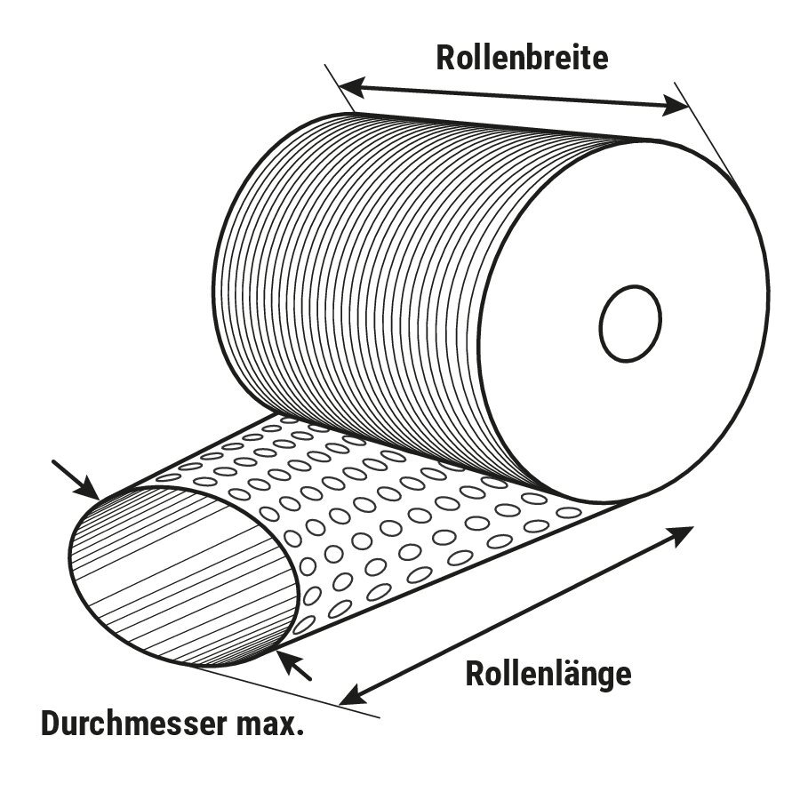 ESD-Luftpolsterschlauch, antistatisch