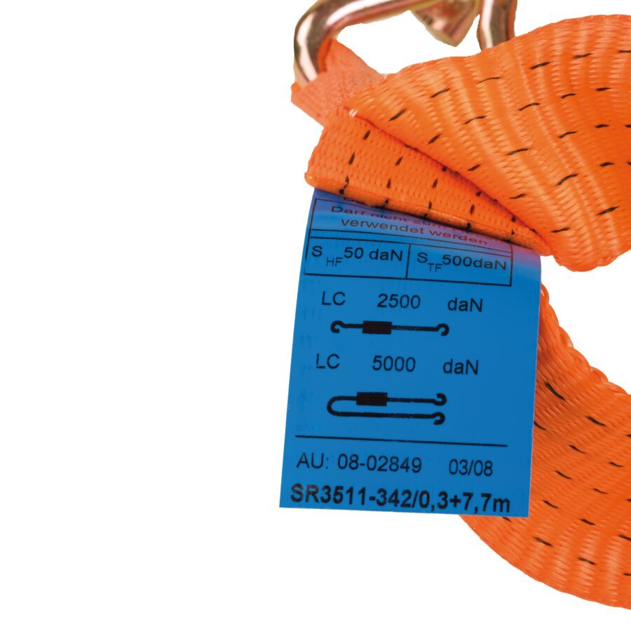 Zurrgurt mit zulssiger Zugkraft von 5000daN