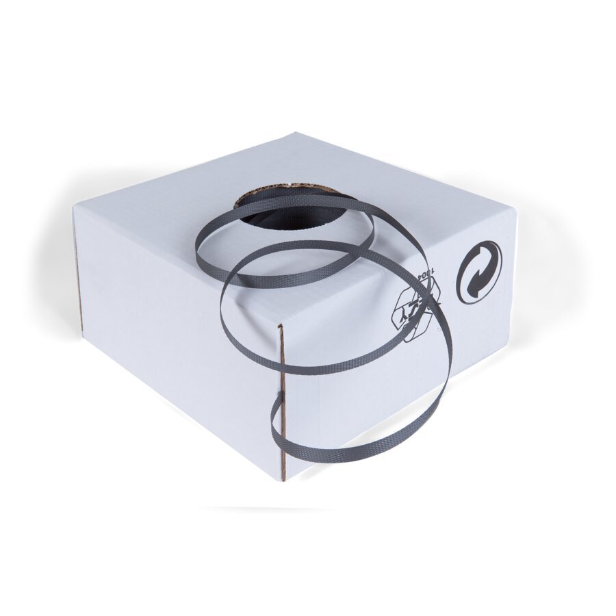 Das Umreifungsband im handlichen Spendekarton kann überall eingesetzt werden Das Umreifungsband im handlichen Spendekarton kann überall eingesetzt werden