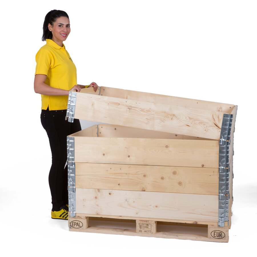 Die Aufsatzrahmen sind ganz leicht beliebig bis zur gewnschten Hhe aufeinandersetzbar