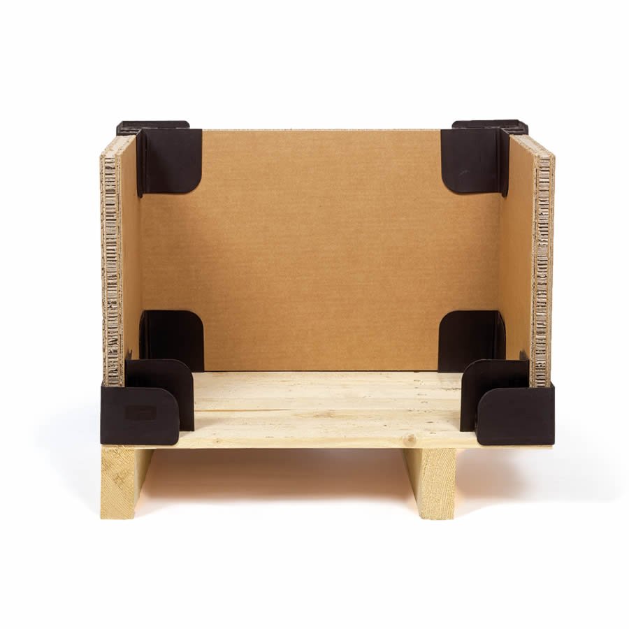 Einfach an allen Seiten in die Kunststoffwinkel stecken