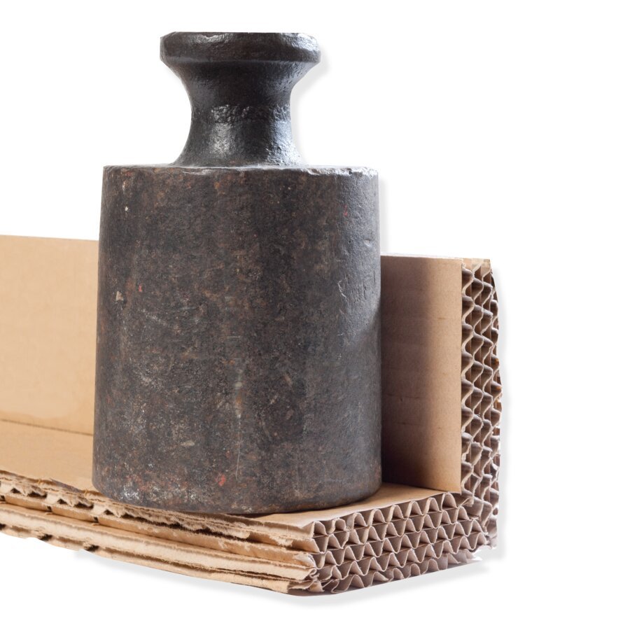 Vier robuste Polsterwellen bieten starken Polsterschutz