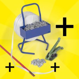 Textil-Umreifungsband + Zubehör Spar-Set