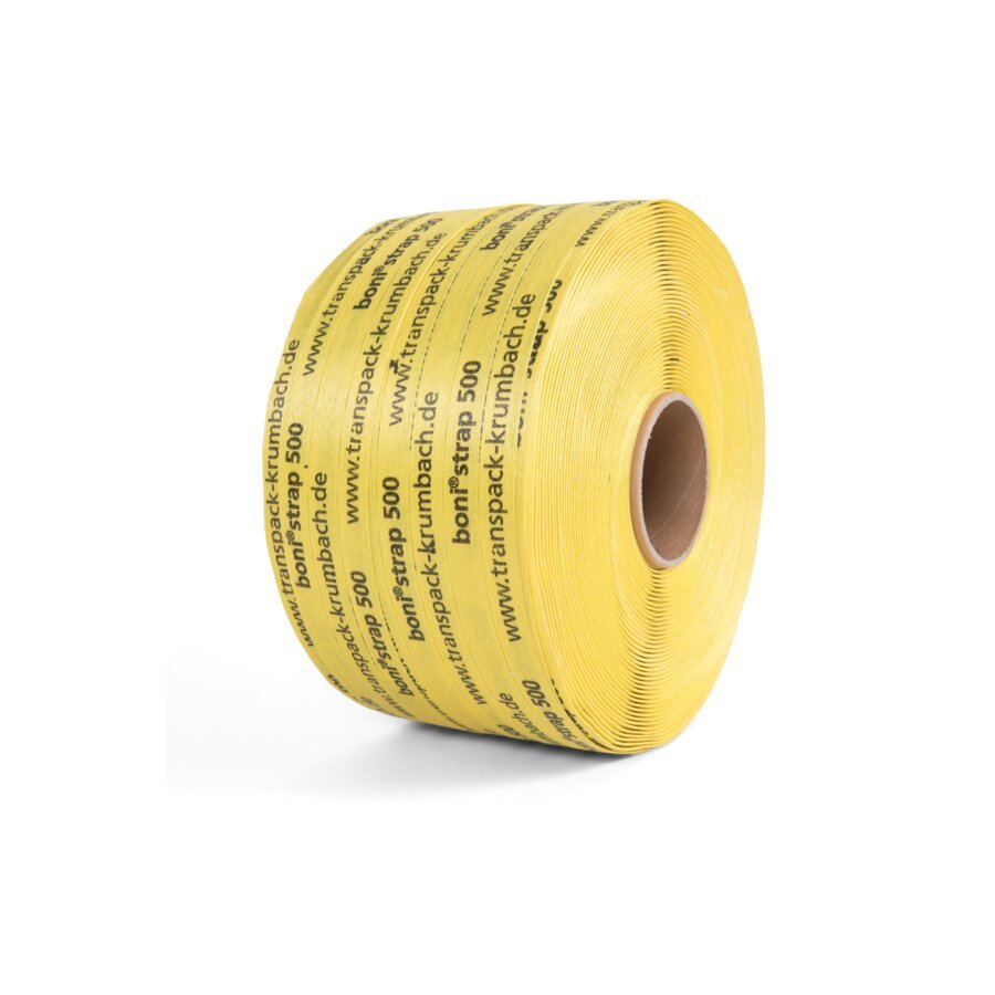 Aufgrund des geringen Rollengewichts kann das Umreifungsband ganz leicht mobil eingesetzt werden