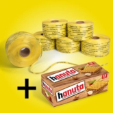 Textil-Umreifungsband + Hanuta Spar-Set