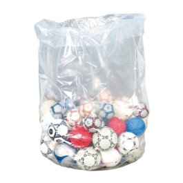 Rundbodensack gefüllt mit Fußbällen