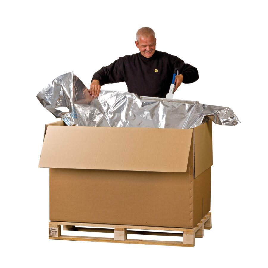 Aluverbundfolie geeignet für alle Transportarten und Klimazonen Aluverbundfolie geeignet für alle Transportarten und Klimazonen