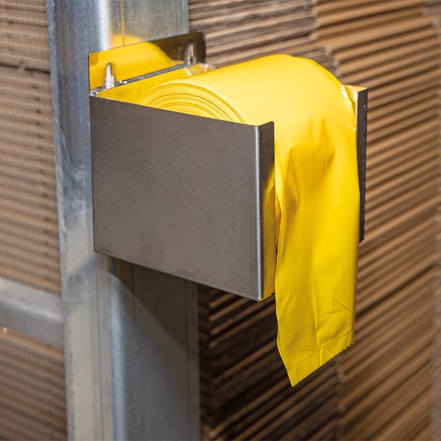 Abrollbehälter für Palettensicherungsbänder, Art.-Nr. 7.5031 Abrollbehälter für Palettensicherungsbänder, Art.-Nr. 7.5031