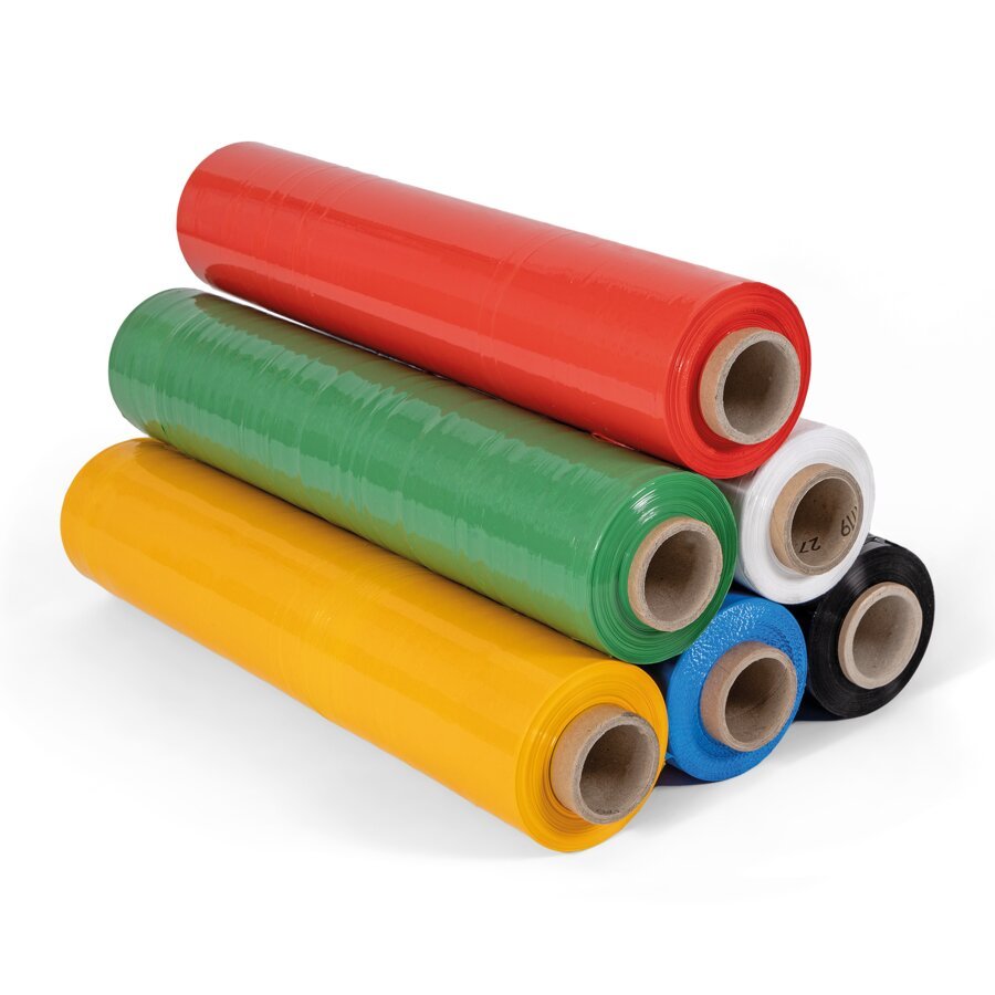 Handstretchfolie farbig bietet optimalen Sichtschutz für Ihre Produkte Handstretchfolie farbig bietet optimalen Sichtschutz für Ihre Produkte