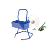 Abroller f�r Textil-Umreifungsband, tragbar