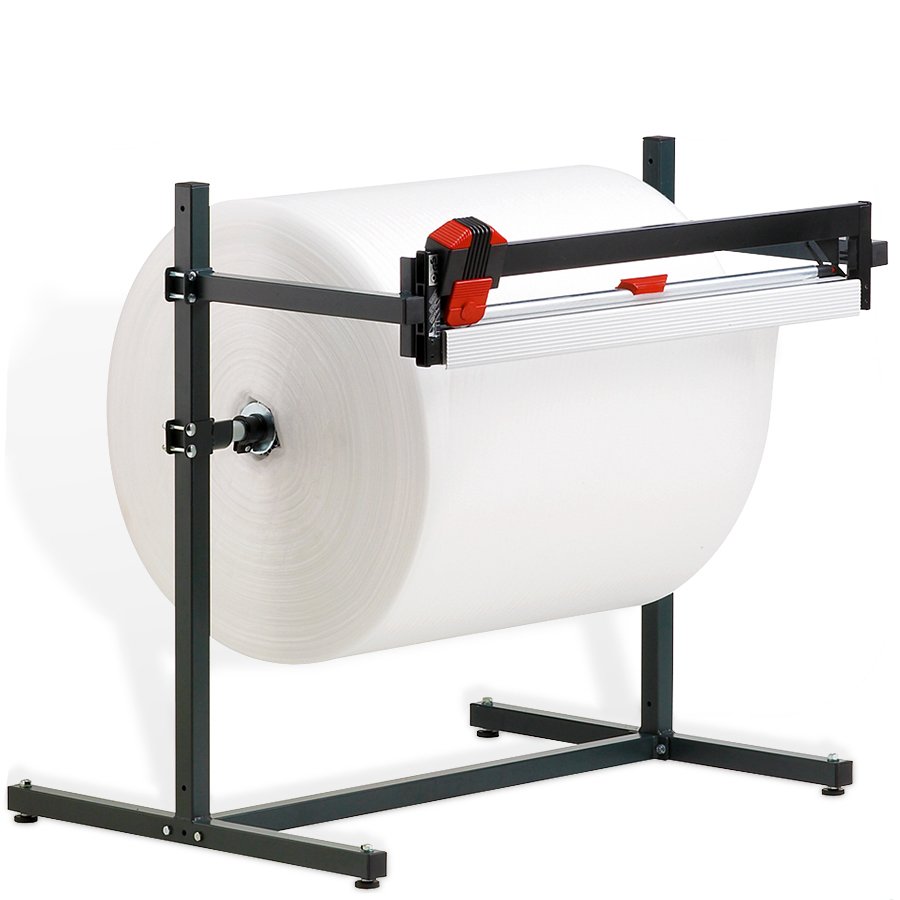 Schneidständer SYSTEM 2000 zum Sichern und Konfektionieren von Folie, Papier oder Rollenwellpappe Schneidständer SYSTEM 2000 zum Sichern und Konfektionieren von Folie, Papier oder Rollenwellpappe