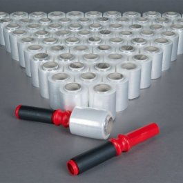 Abrollgriff für Ministretchfolie, vorgereckt Abrollgriff für Ministretchfolie, vorgereckt