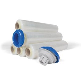 Gleithülsen für Handstretchfolie mit Bremse Gleithülsen für Handstretchfolie mit Bremse