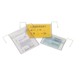 Drahtbügeltaschen für Gitterboxen Drahtbügeltaschen für Gitterboxen