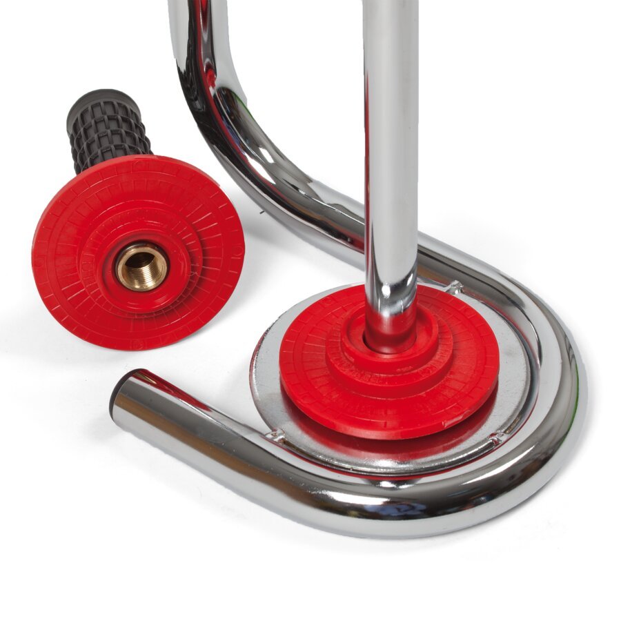 Mit Kugellager und praktischer Zentrierscheibe aus Kunststoff