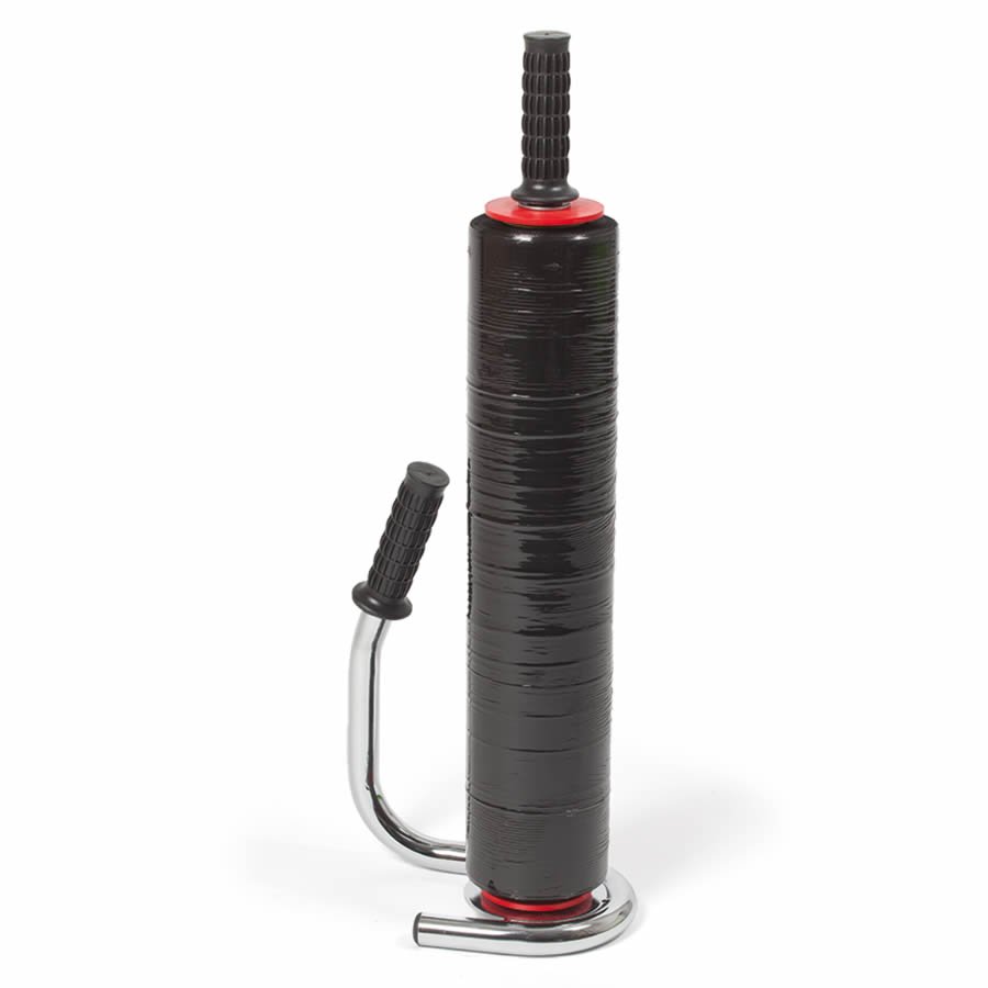 Geeignet für 500 mm breite Stretchfolienrollen mit 38 mm Kerndurchmesser Geeignet für 500 mm breite Stretchfolienrollen mit 38 mm Kerndurchmesser