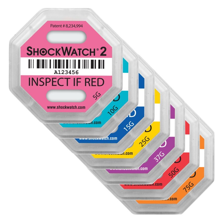 Shockwatch 2 - Stoßindikator zur Transportüberwachung von Packstücken Shockwatch 2 - Stoßindikator zur Transportüberwachung von Packstücken