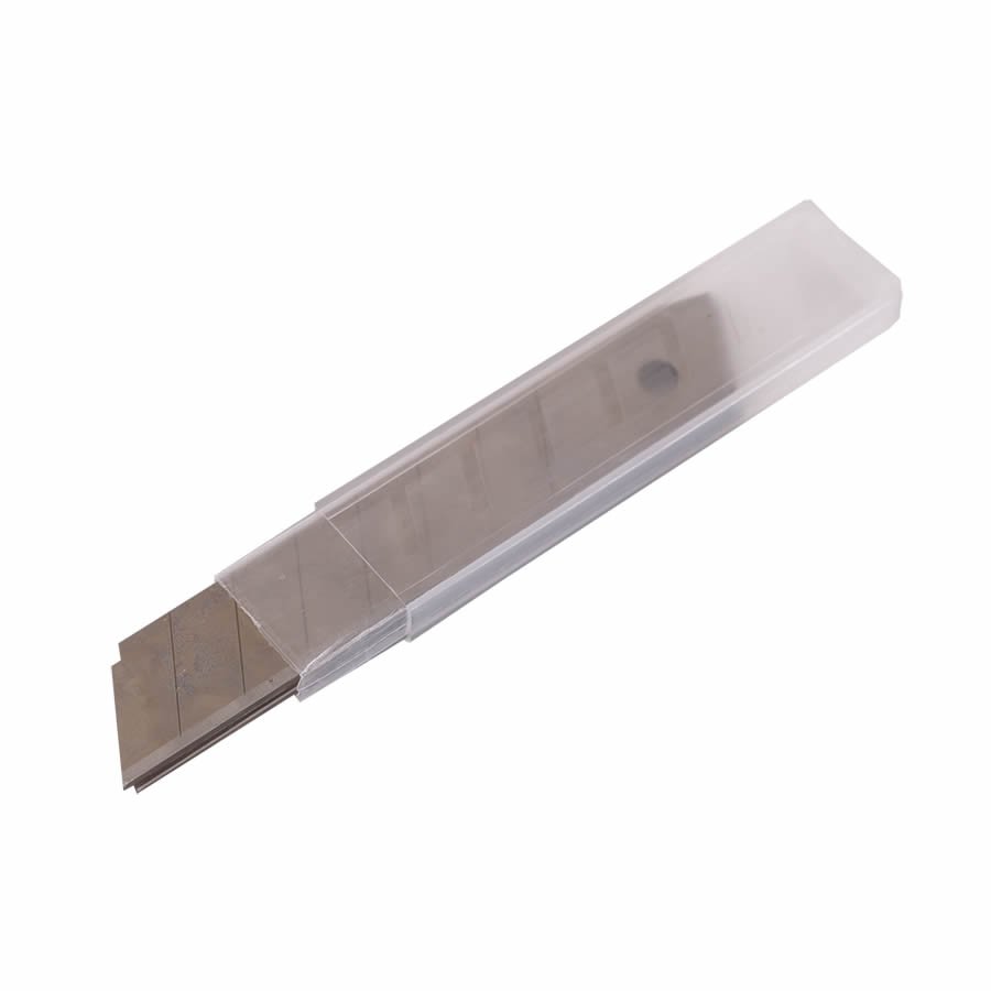 Ersatzklingen 18 mm; 10 Klingen im Köcher; Bestell-Nr 7.0424 Ersatzklingen 18 mm; 10 Klingen im Köcher; Bestell-Nr 7.0424