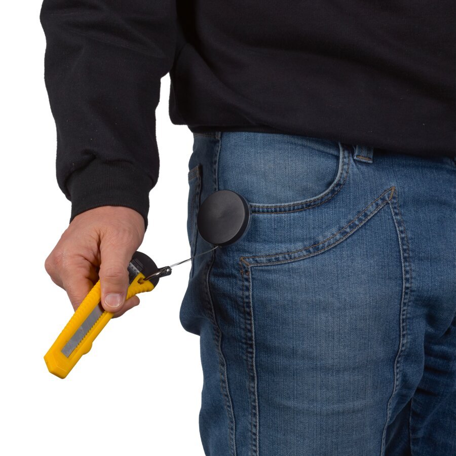 Messerhalter mit 1m Zugbandänge Messerhalter mit 1m Zugbandänge