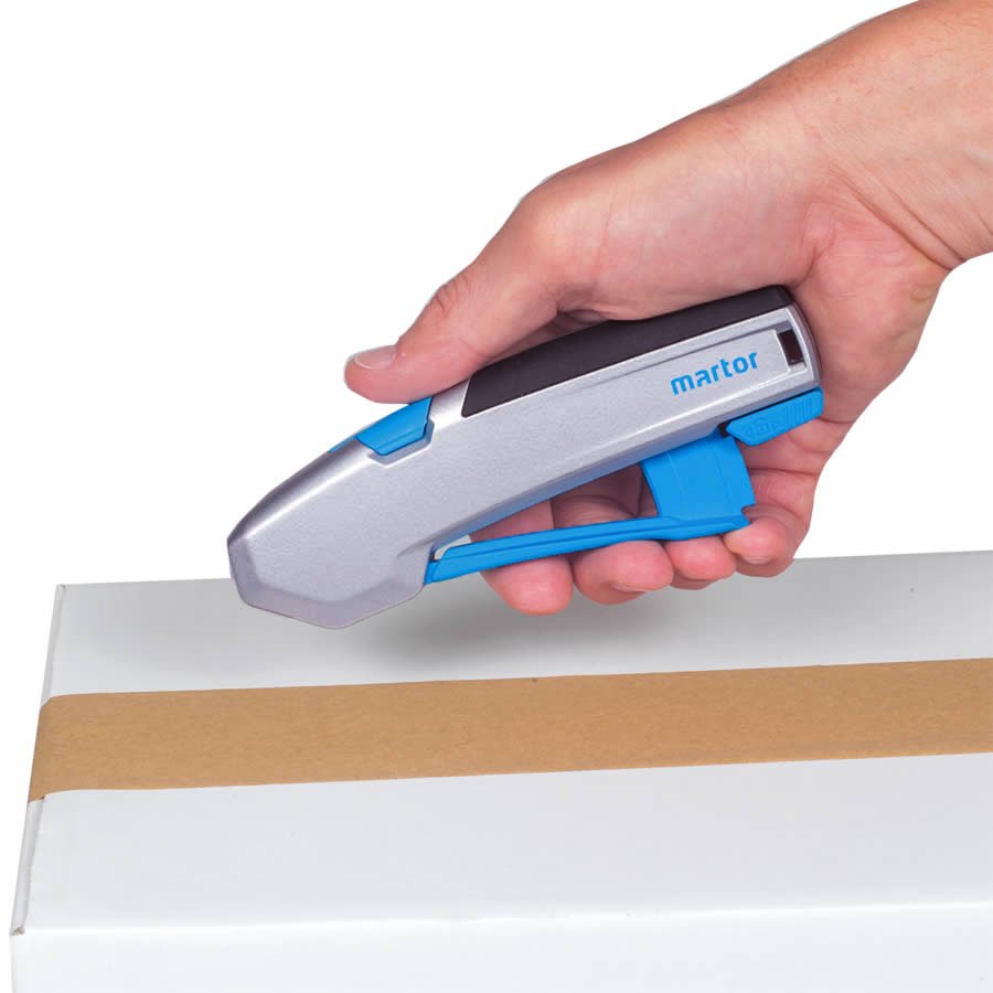 Vollautomatischer Klingenrckzug beim Loslassen des Hebels