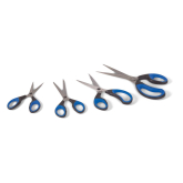 Schere Soft-Cut 152 mm blau-schwarz