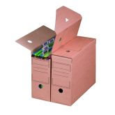 Archiv-Ablagebox, 328x115x239mm, braun
