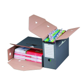 Archivkarton f�r H�ngemappen 330 x 120 x 265 mm grau