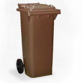 M�lltonne braun 120 ltr