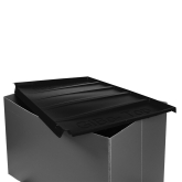 Deckel f�r Gitterbox 1200 x 800 mm schwarz