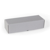 St�lpdeckelkarton geklebt 250 x 130 x 70 mm grau mit tiefem Deckel 100% recycelt