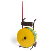 Abrollwagen f�r Kunststoff-Umreifungsband 406 mm Kern