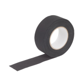 Zellwollgewebeband 50 mm schwarz