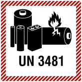 Gefahrgutetiketten UN3481