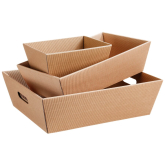 Geschenkkorb 4-eckig klein natur